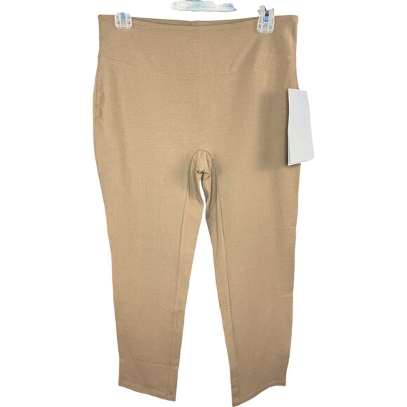 Women With Control SMOOTH & SLEEK Tummy Control Straight Leg Pant Taupe XSP - Picture 1 of 11